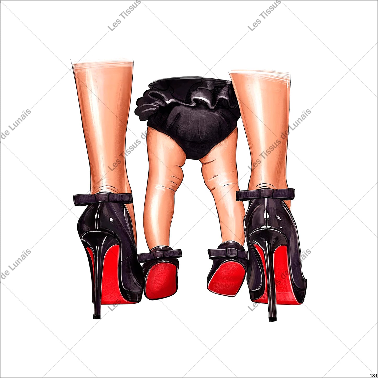 PANNEAU 131 maman enfant bébé chaussure - 9 matières - 7 dimensions - au choix - Idéal pour vos Créations Couture !