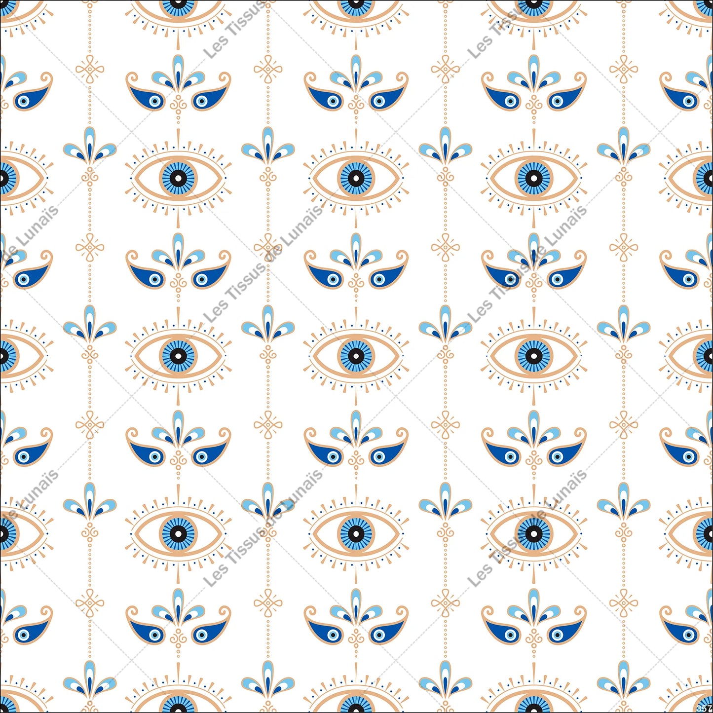 PANNEAU 357 mauvais œil croyance - 9 matières - 7 dimensions - au choix - Idéal pour vos Créations Couture !
