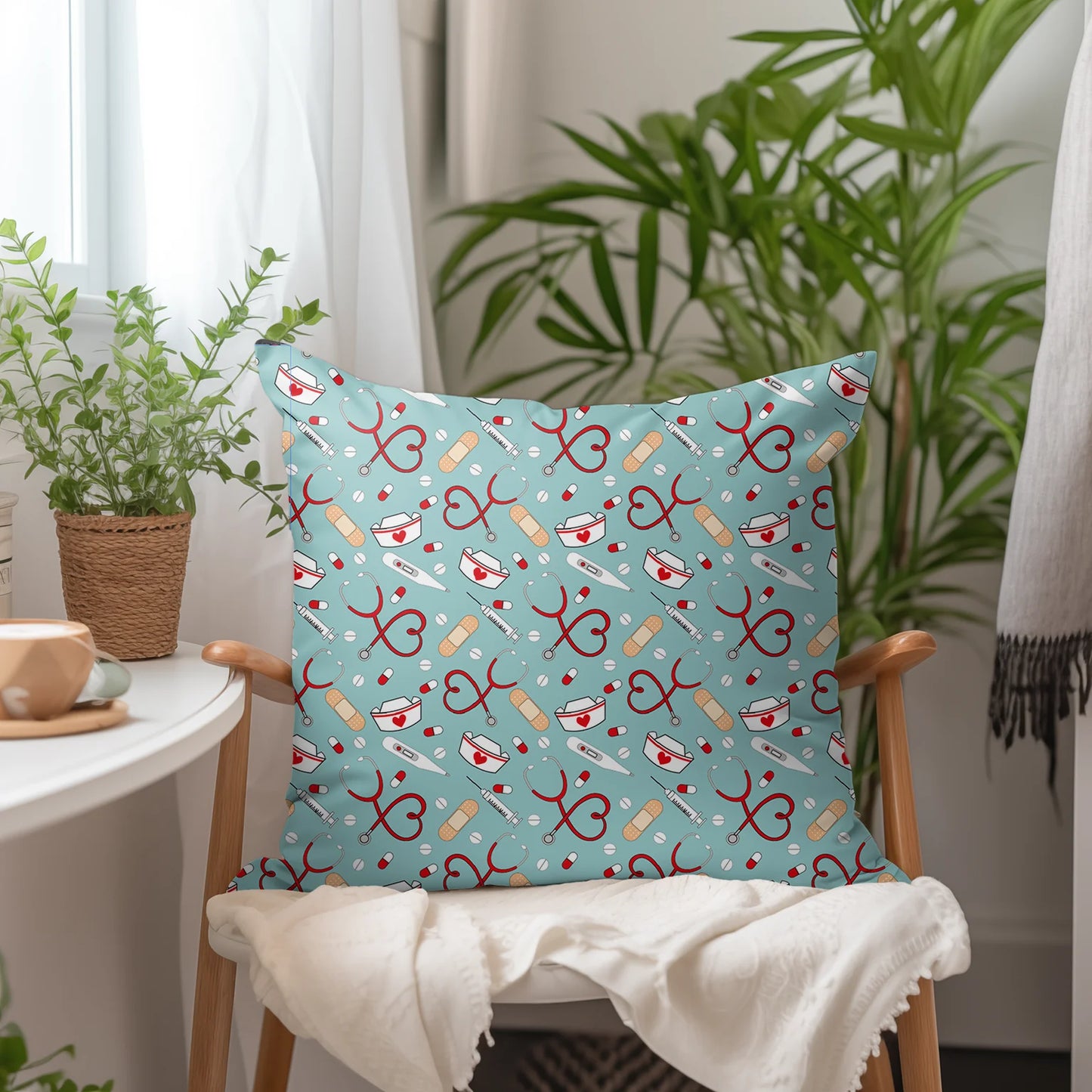 Tissu au mètre 183 métier passion medical - Disponible en 9 matières - Vendu par multiple de 50 cm