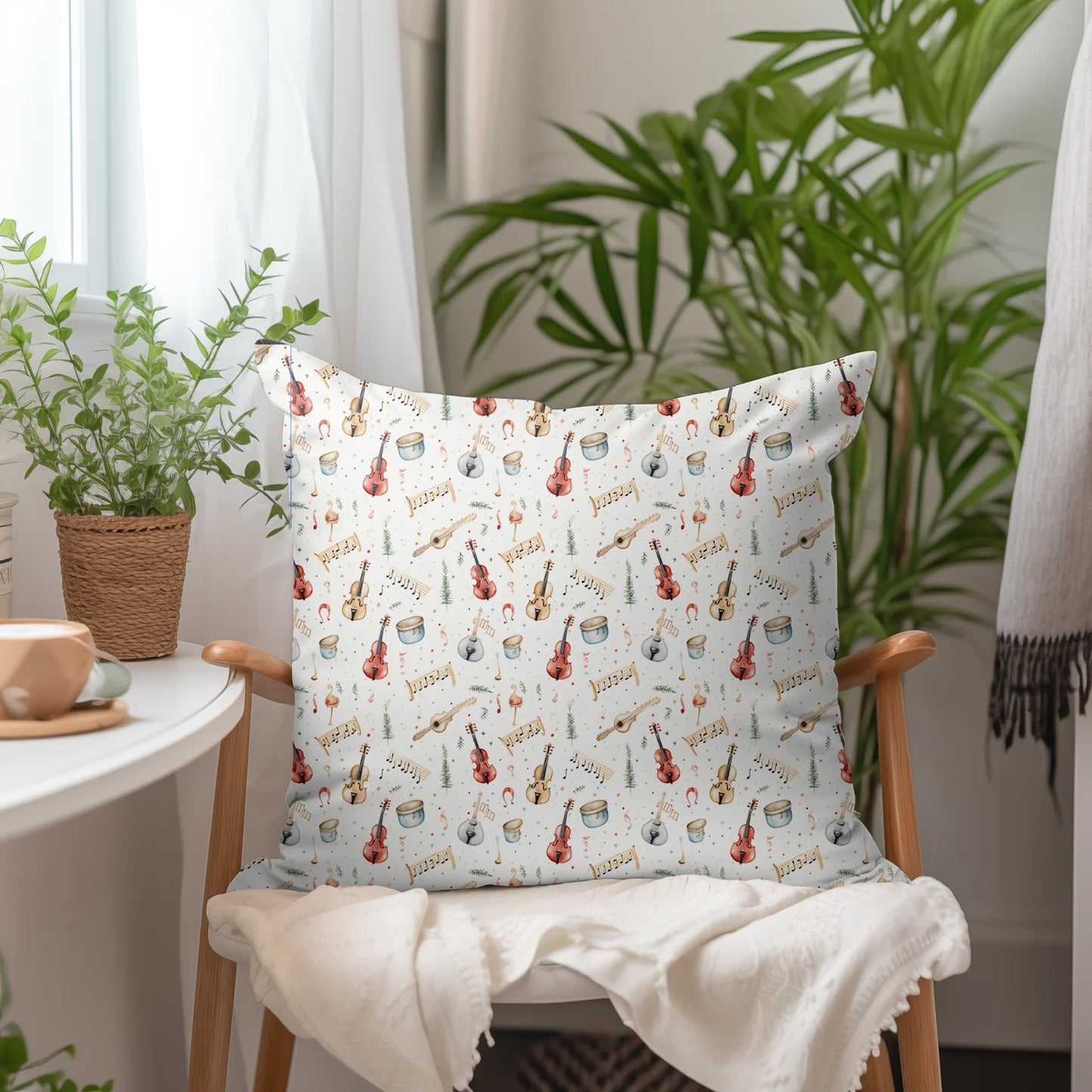 Tissu au mètre 184 métier passion musique - Disponible en 9 matières - Vendu par multiple de 50 cm