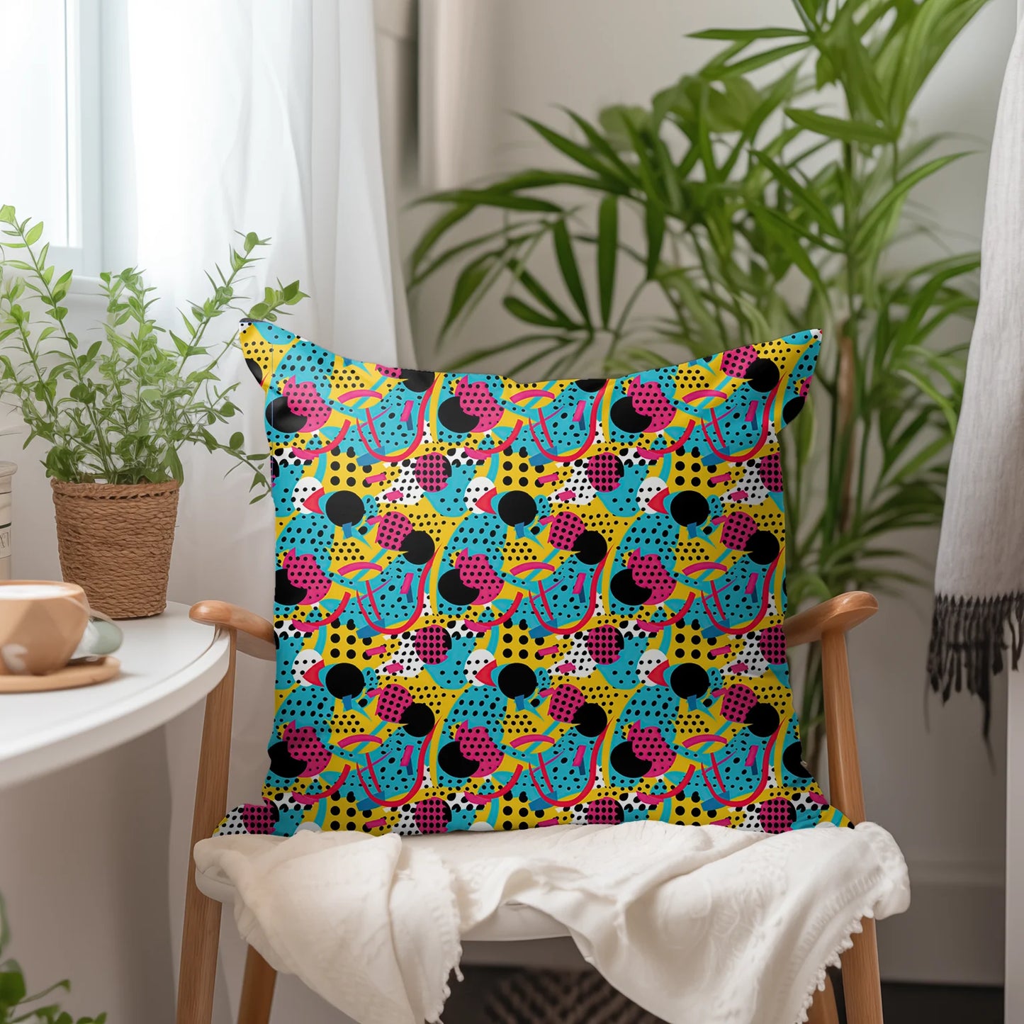 Tissu au mètre pop art 201 - Disponible en 9 matières - Vendu par multiple de 50 cm