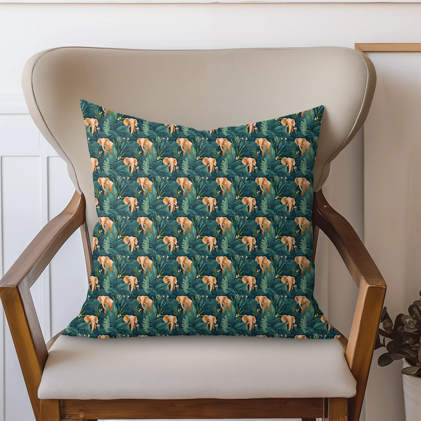 Tissu au mètre 38 éléphant - Disponible en 9 matières - Vendu par multiple de 50 cm