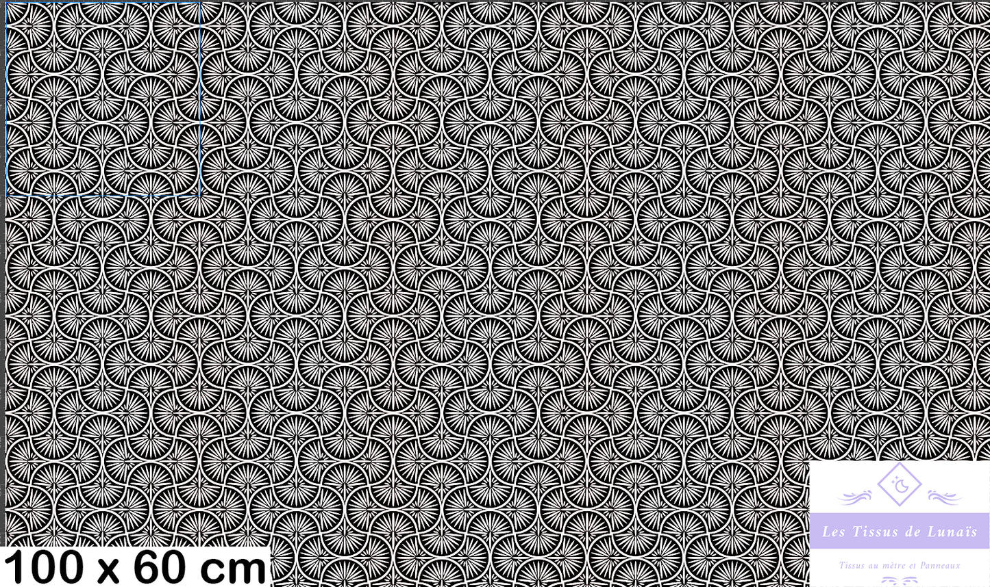 Tissu au mètre 426 forme geométrique - Disponible en 9 matières - Vendu par multiple de 50 cm