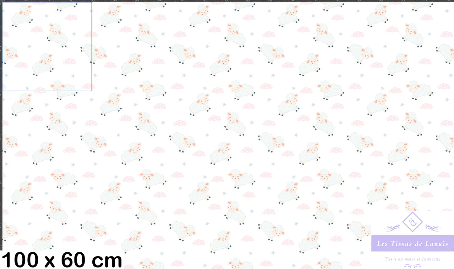 Tissu au mètre 87 enfant fille - Disponible en 9 matières - Vendu par multiple de 50 cm