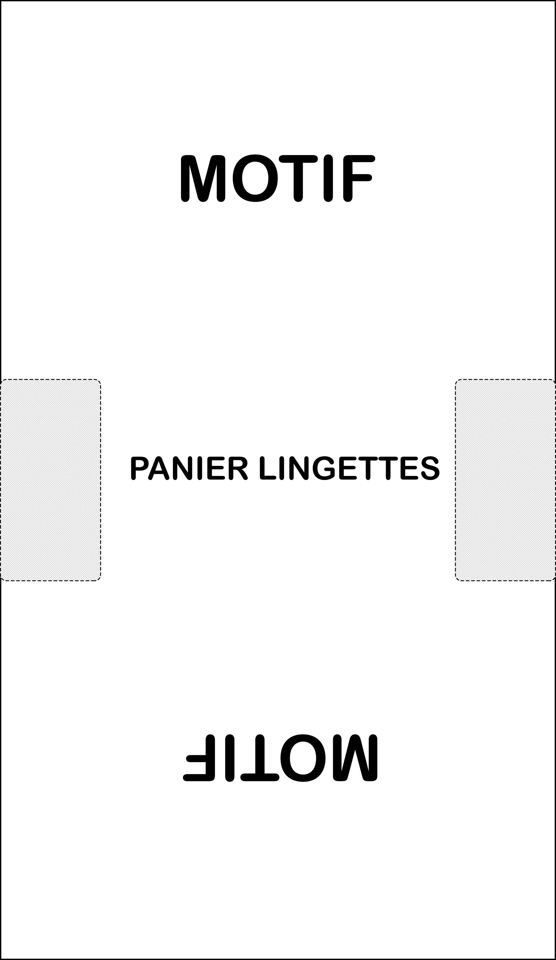 pour créer un panier lingettes