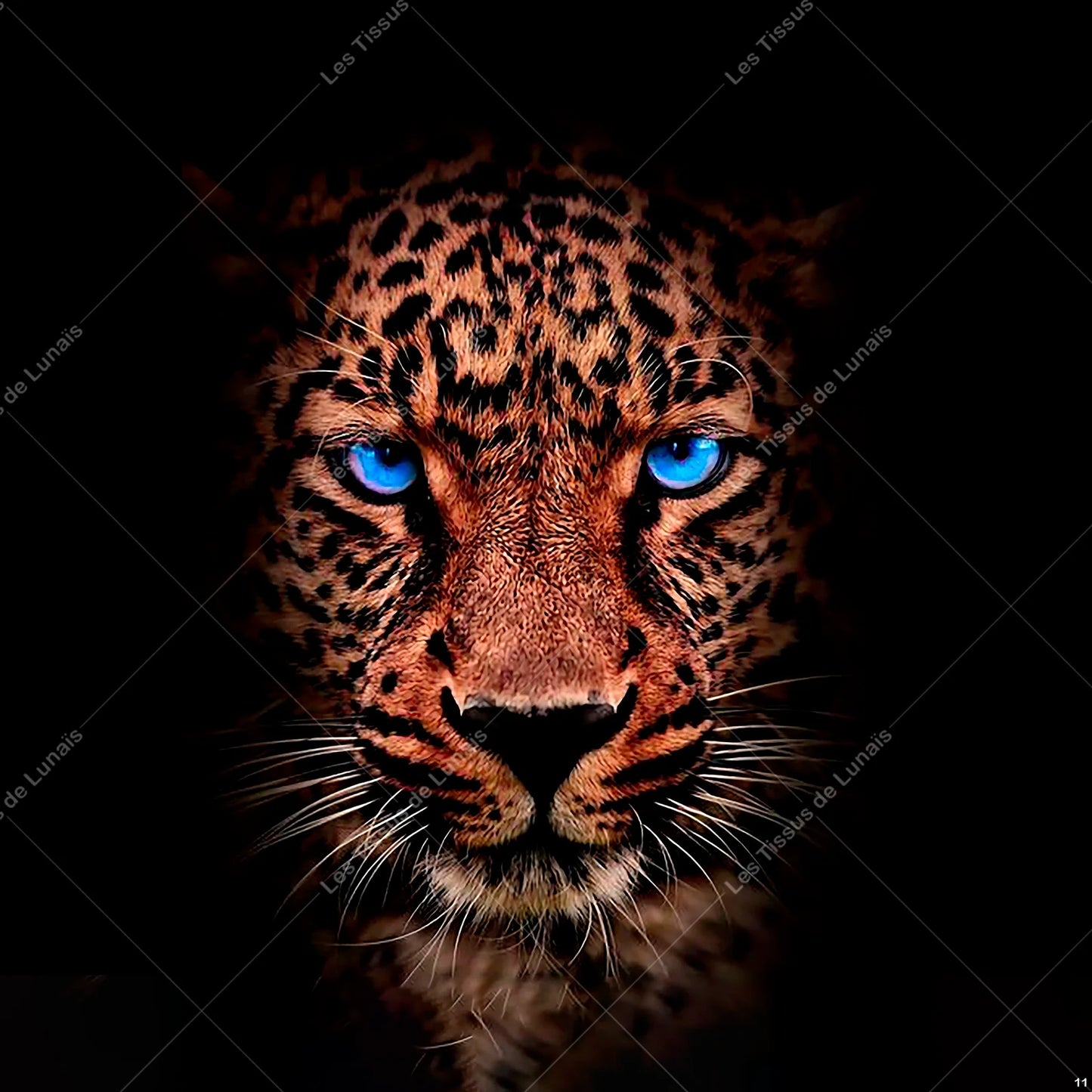 PANNEAU 11 tigre - 9 matières - 7 dimensions - au choix - Idéal pour vos Créations Couture !