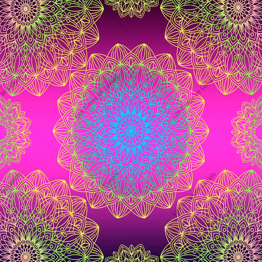 PANNEAU 188 mandala - 9 matières - 7 dimensions - au choix - Idéal pour vos Créations Couture !
