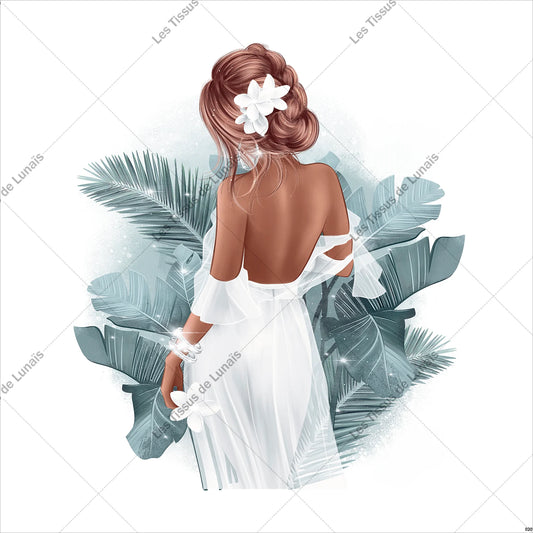 PANNEAU 20 femme mode girly - 9 matières - 7 dimensions - au choix - Idéal pour vos Créations Couture !