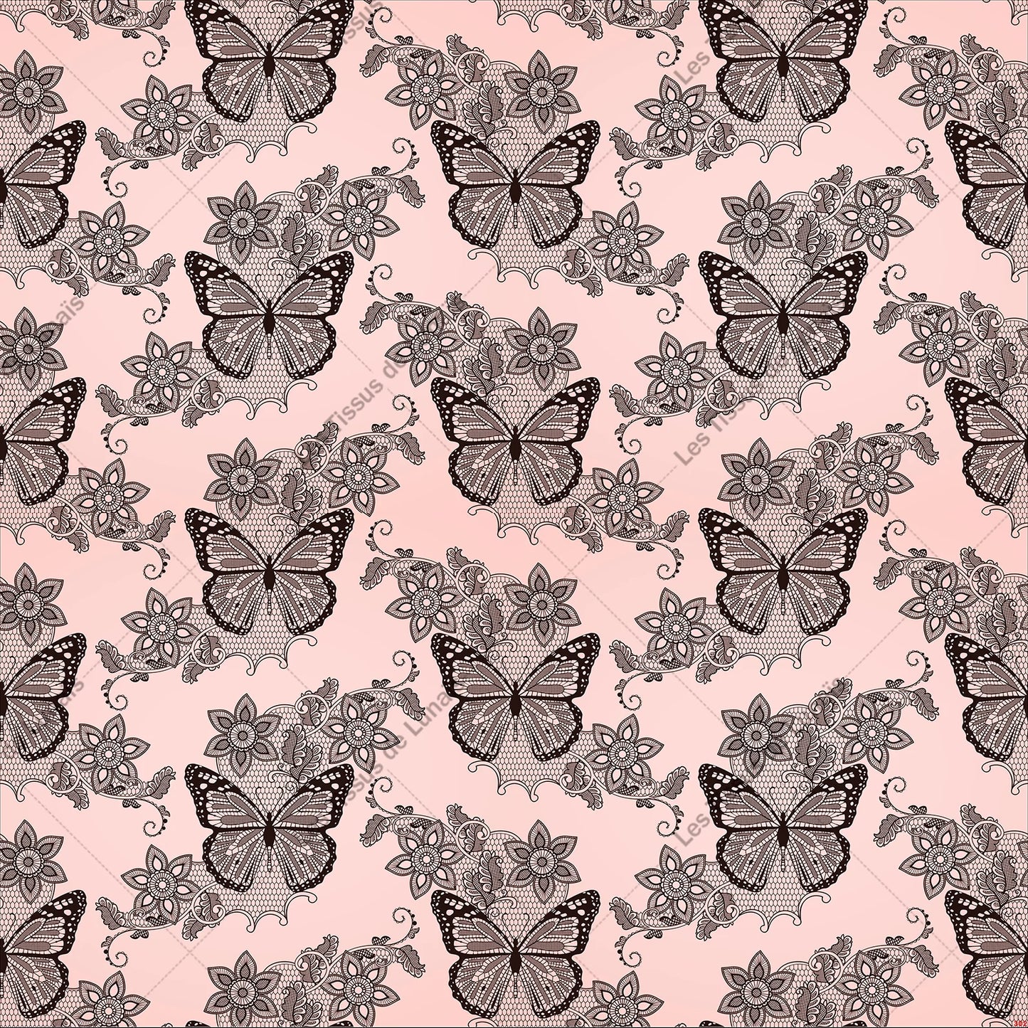 PANNEAU 302 insecte papillon - 9 matières - 7 dimensions - au choix - Idéal pour vos Créations Couture !