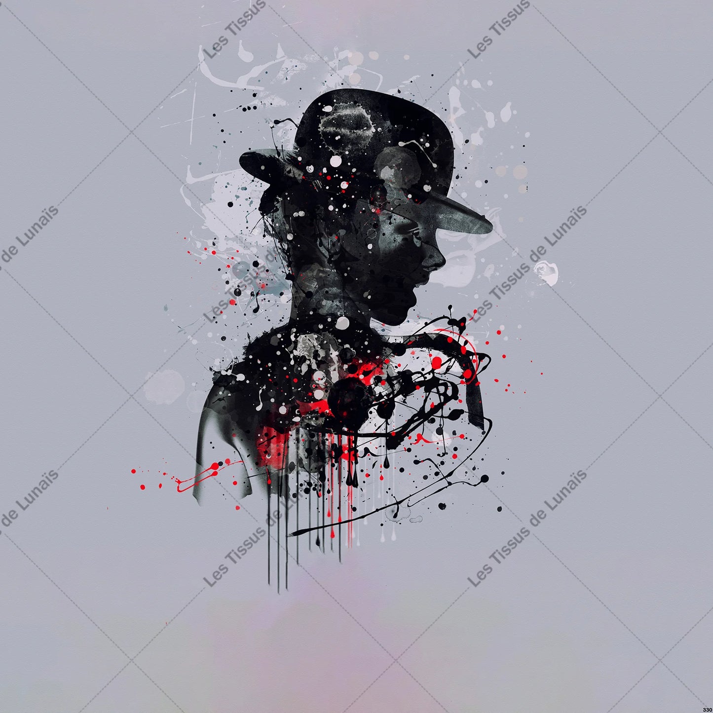 PANNEAU 330 silhouette chapeau - 9 matières - 7 dimensions - au choix - Idéal pour vos Créations Couture !