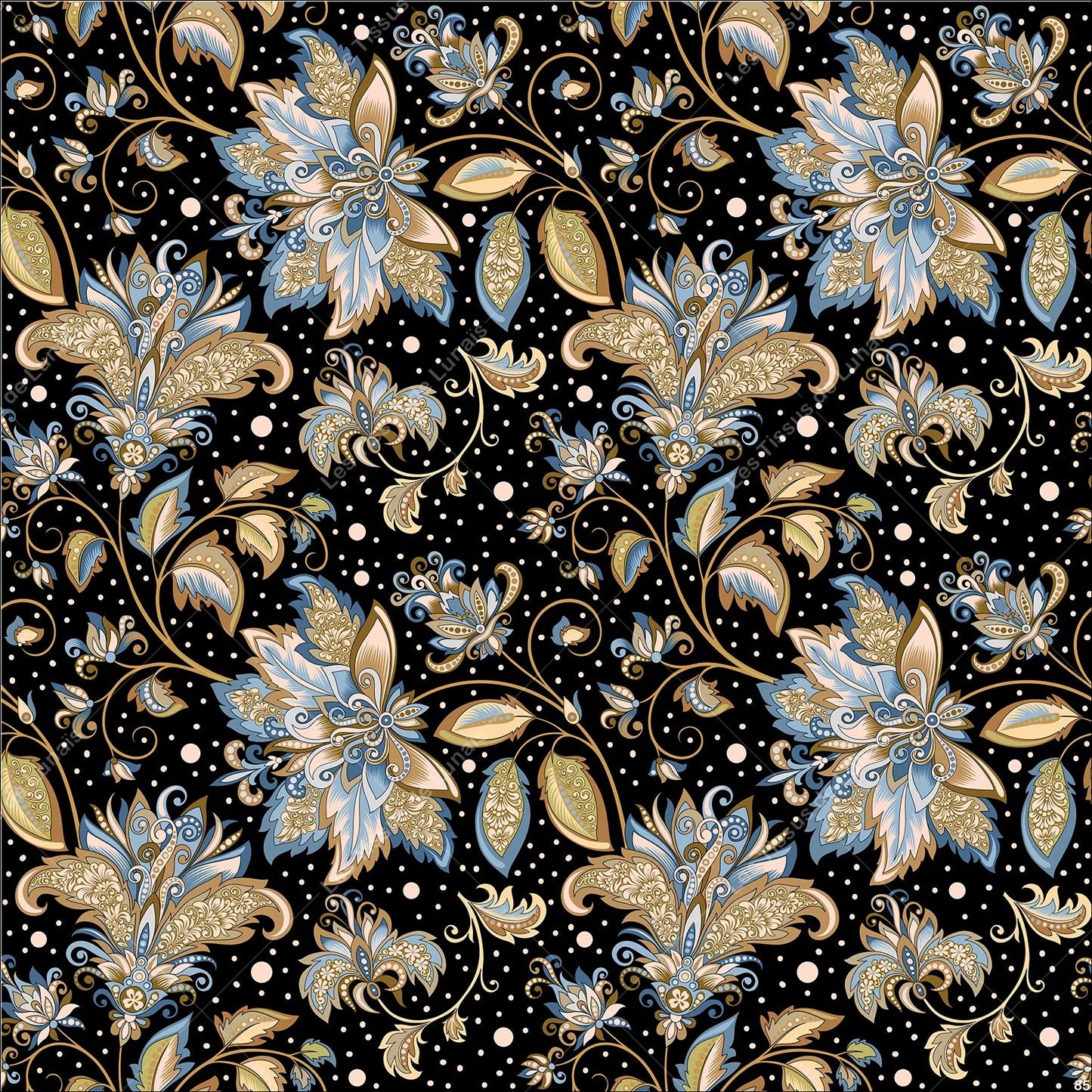 PANNEAU 85 fleurs - 9 matières - 7 dimensions - au choix - Idéal pour vos Créations Couture !
