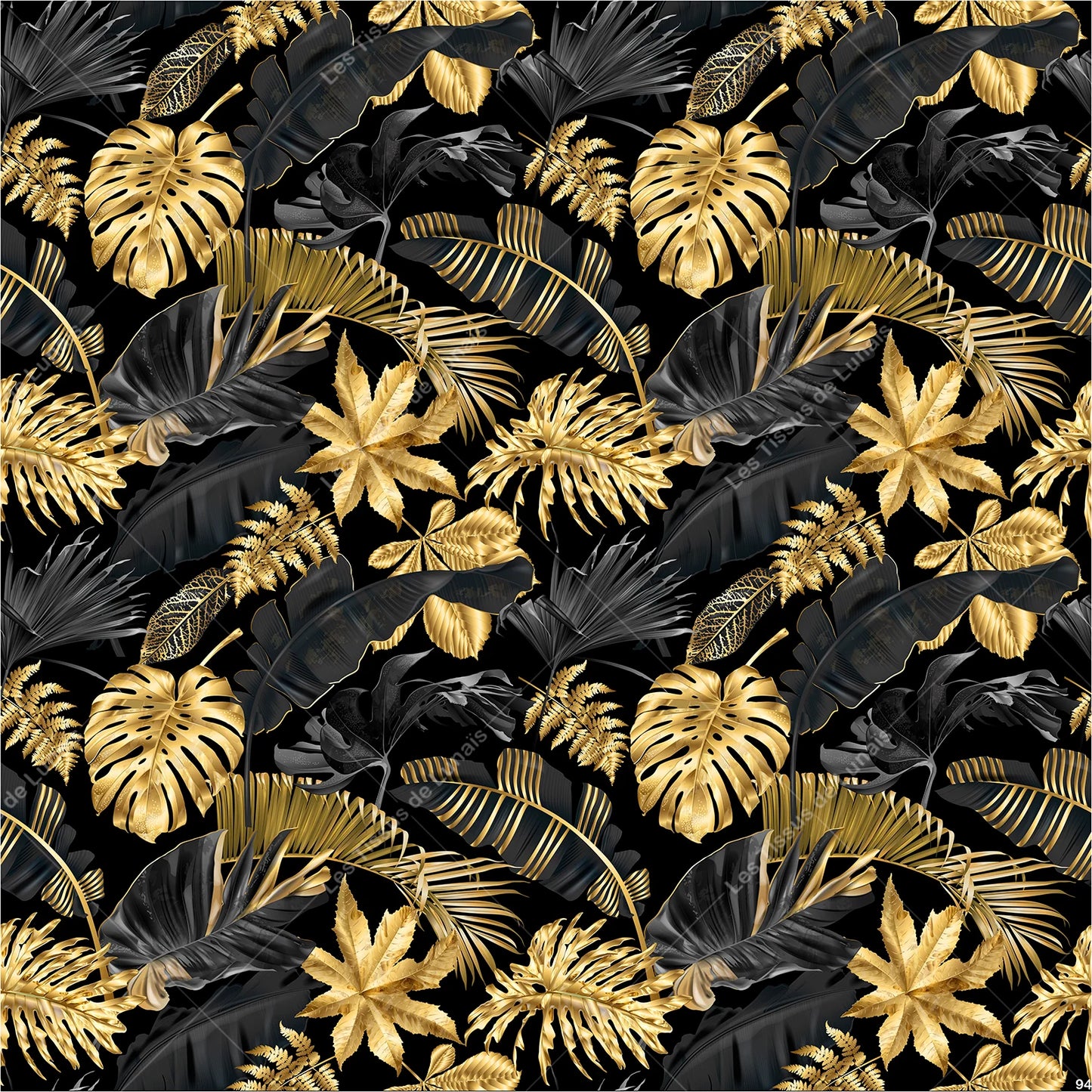 PANNEAU 94 fleur exotique - 9 matières - 7 dimensions - au choix - Idéal pour vos Créations Couture !