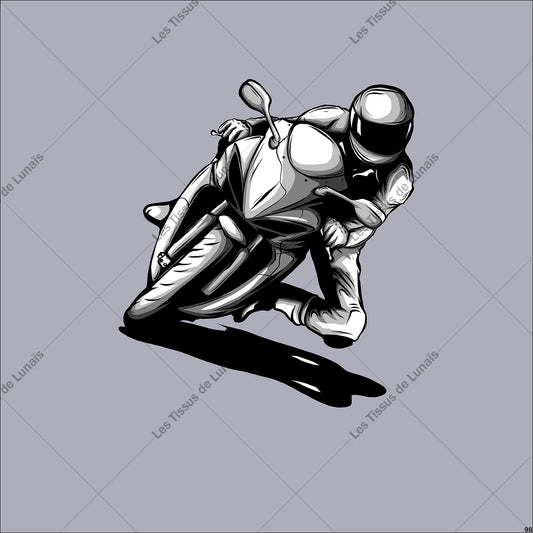 PANNEAU 98 moto - 9 matières - 7 dimensions - au choix - Idéal pour vos Créations Couture !