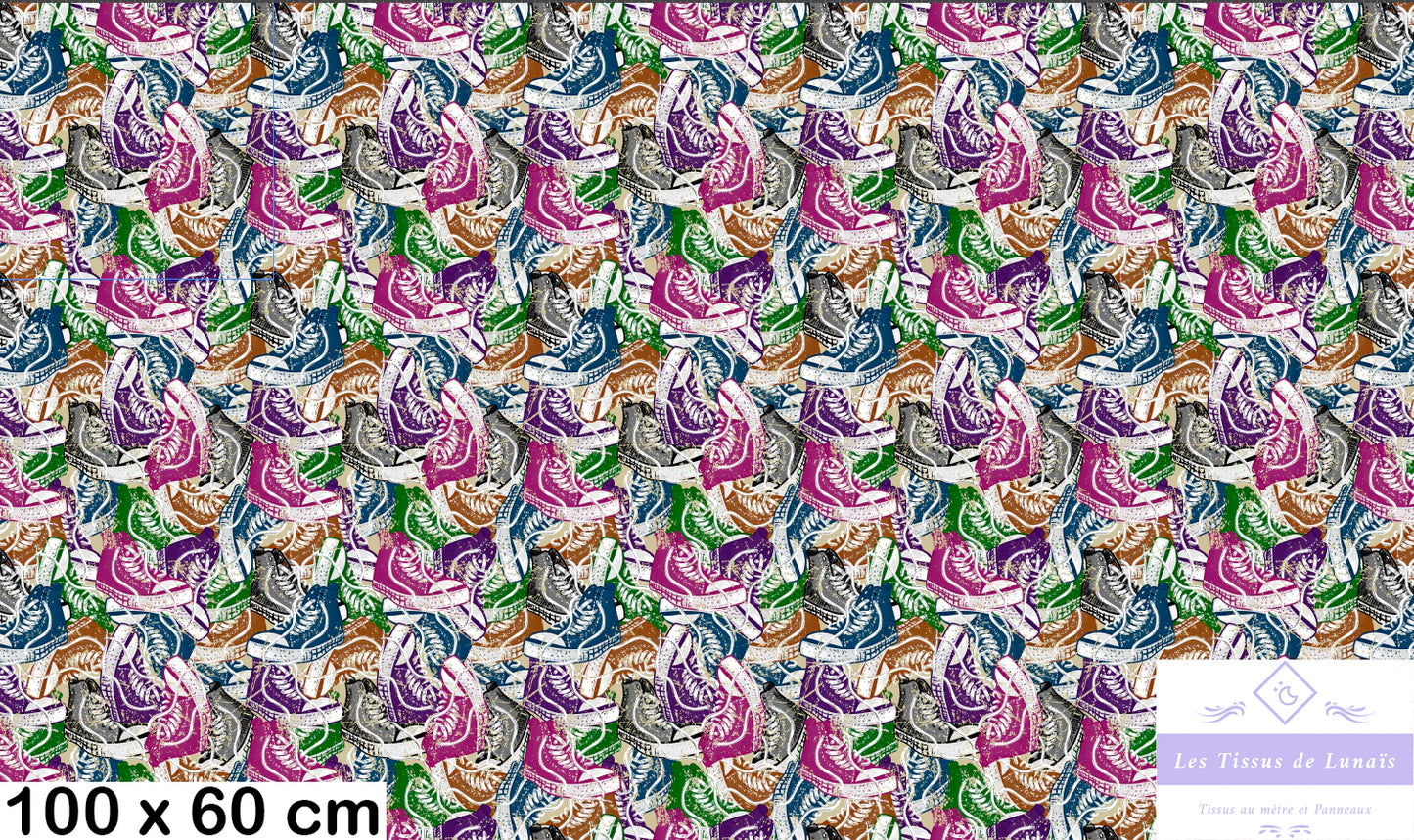 Tissu au mètre ados 11 - Disponible en 9 matières - Vendu par multiple de 50 cm