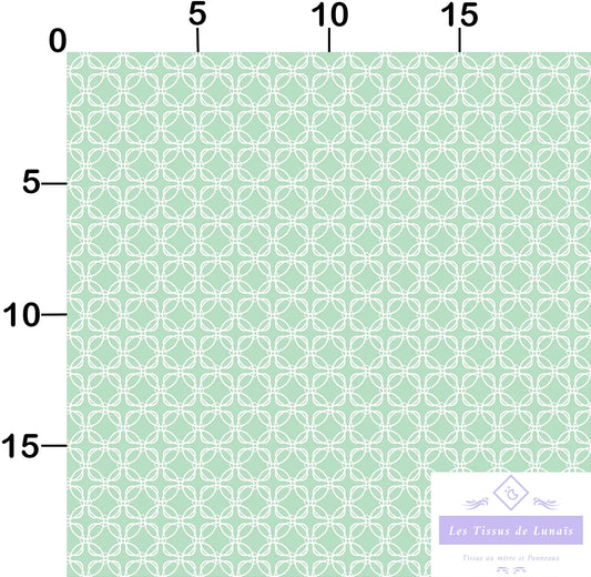 Tissu au mètre 133 forme geométrique - Disponible en 9 matières - Vendu par multiple de 50 cm