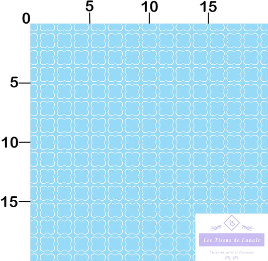 Tissu au mètre 134 forme geométrique - Disponible en 9 matières - Vendu par multiple de 50 cm