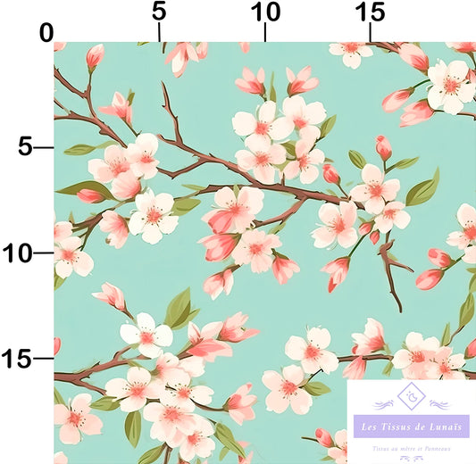 Tissu au mètre 147 Japonnais - Disponible en 9 matières - Vendu par multiple de 50 cm