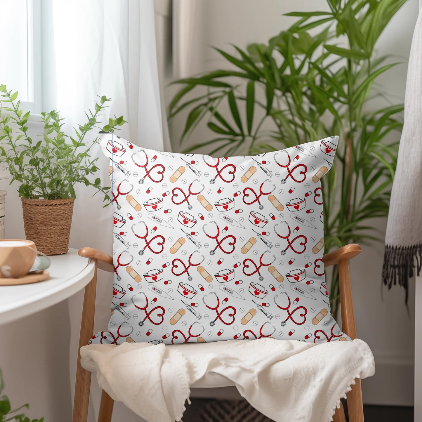 Tissu au mètre 181 métier passion medical - Disponible en 9 matières - Vendu par multiple de 50 cm