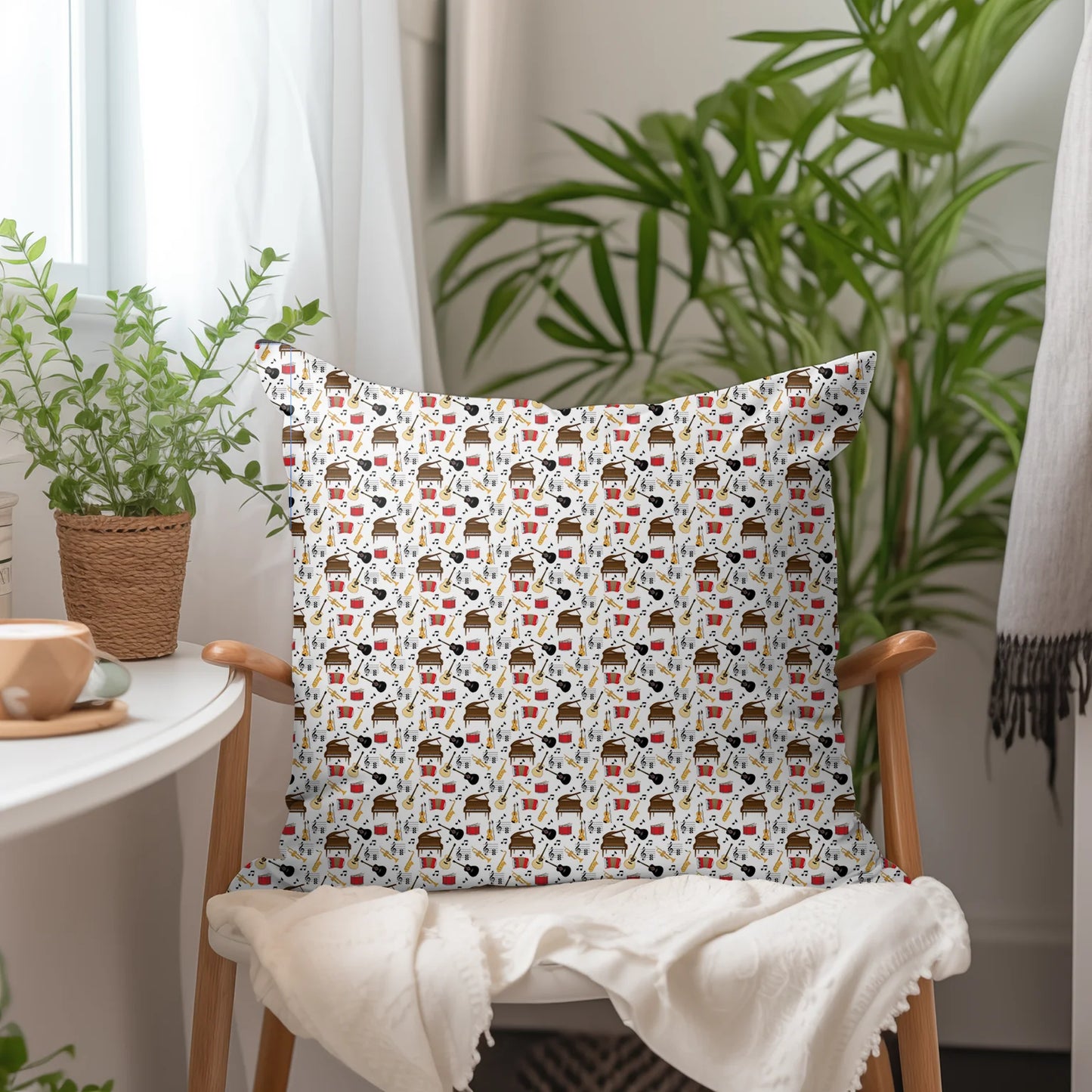 Tissu au mètre 185 métier passion musique - Disponible en 9 matières - Vendu par multiple de 50 cm
