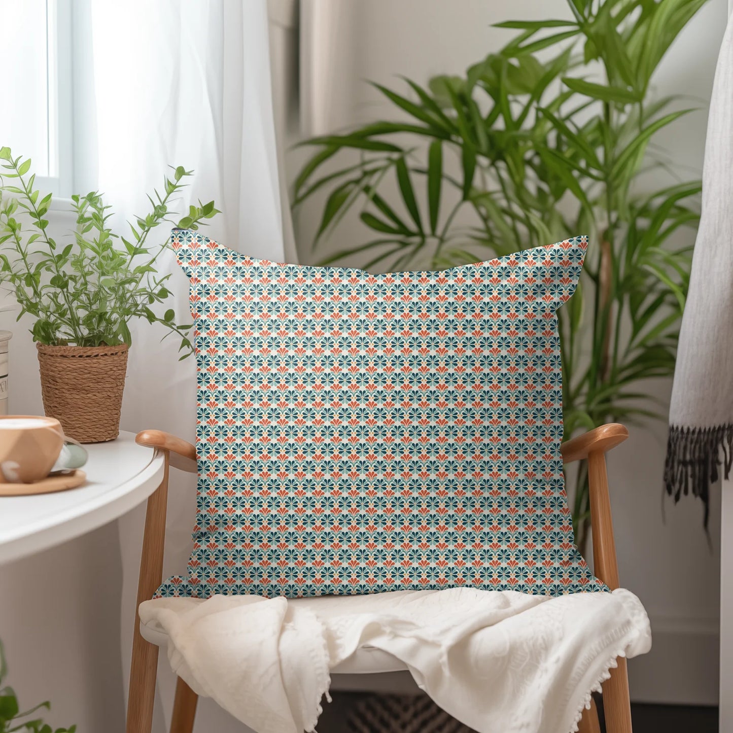 Tissu au mètre 196 retro vintage - Disponible en 9 matières - Vendu par multiple de 50 cm