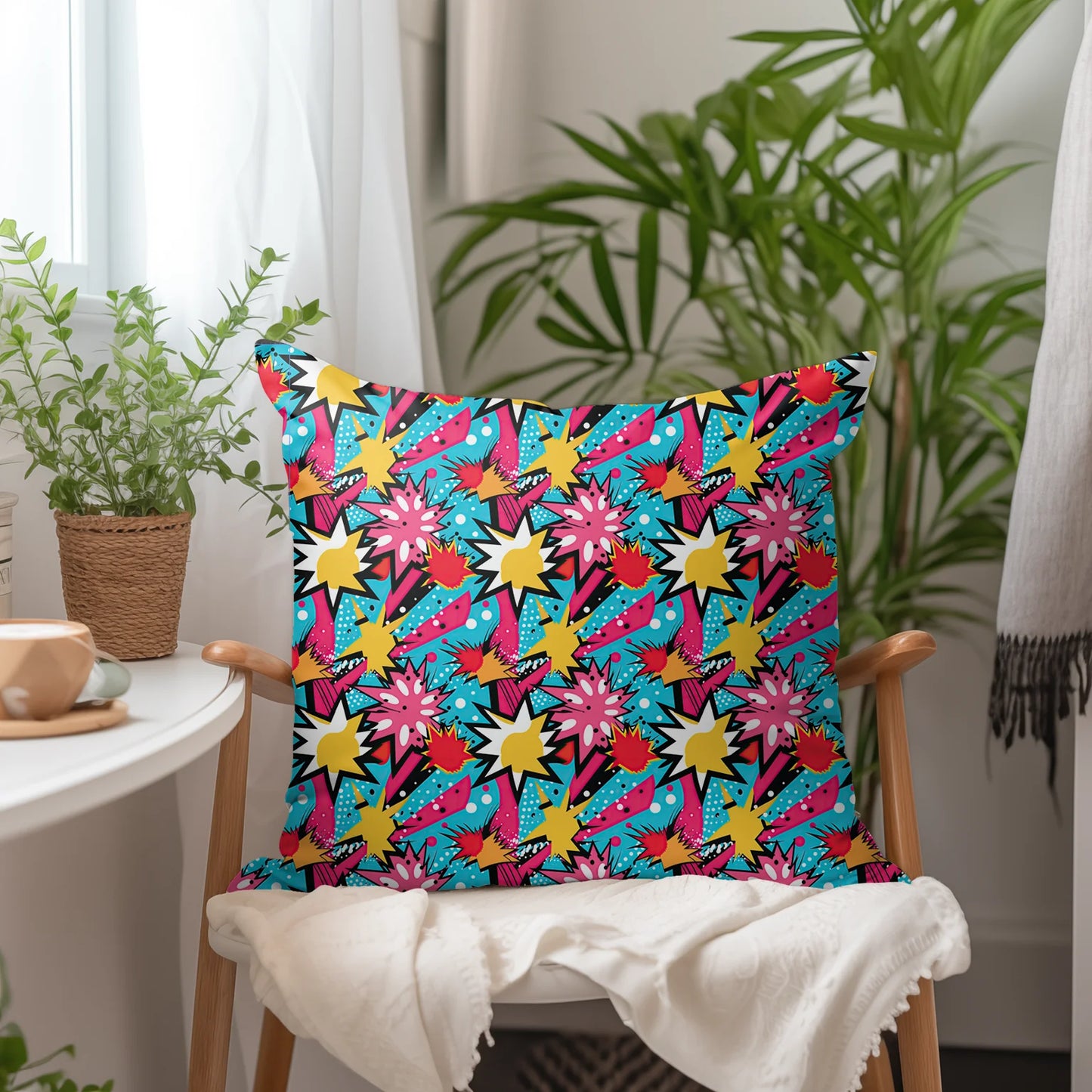 Tissu au mètre pop art 200 - Disponible en 9 matières - Vendu par multiple de 50 cm