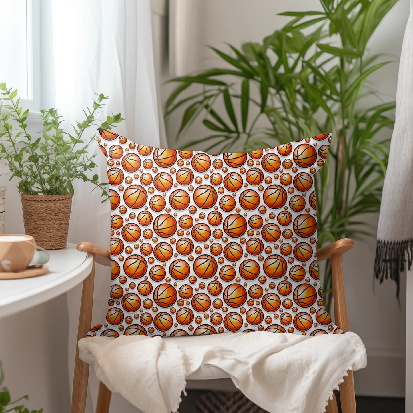 Tissu au mètre 206 sport basket - Disponible en 9 matières - Vendu par multiple de 50 cm