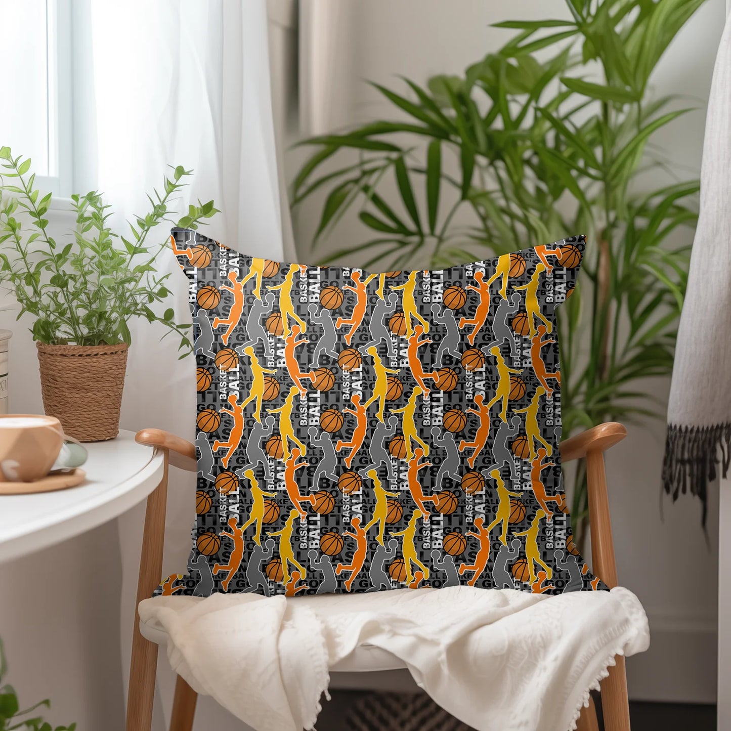 Tissu au mètre 207 sport basket - Disponible en 9 matières - Vendu par multiple de 50 cm