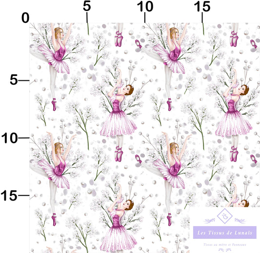 Tissu au mètre 212 sport danse - Disponible en 9 matières - Vendu par multiple de 50 cm