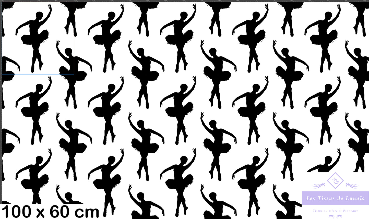 Tissu au mètre 213 sport danse - Disponible en 9 matières - Vendu par multiple de 50 cm