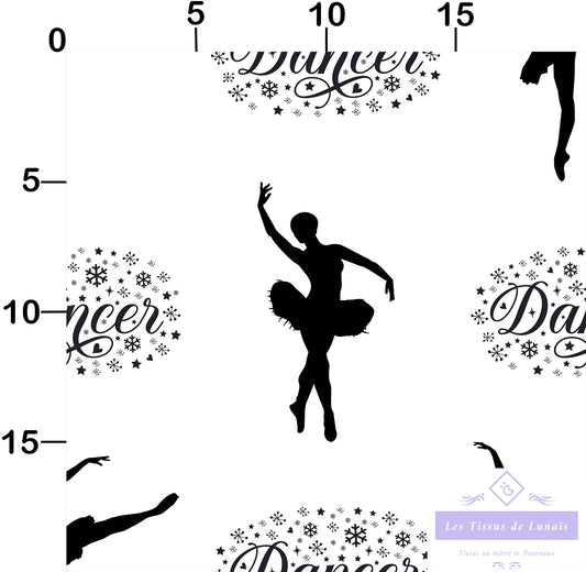 Tissu au mètre 214 sport danse - Disponible en 9 matières - Vendu par multiple de 50 cm