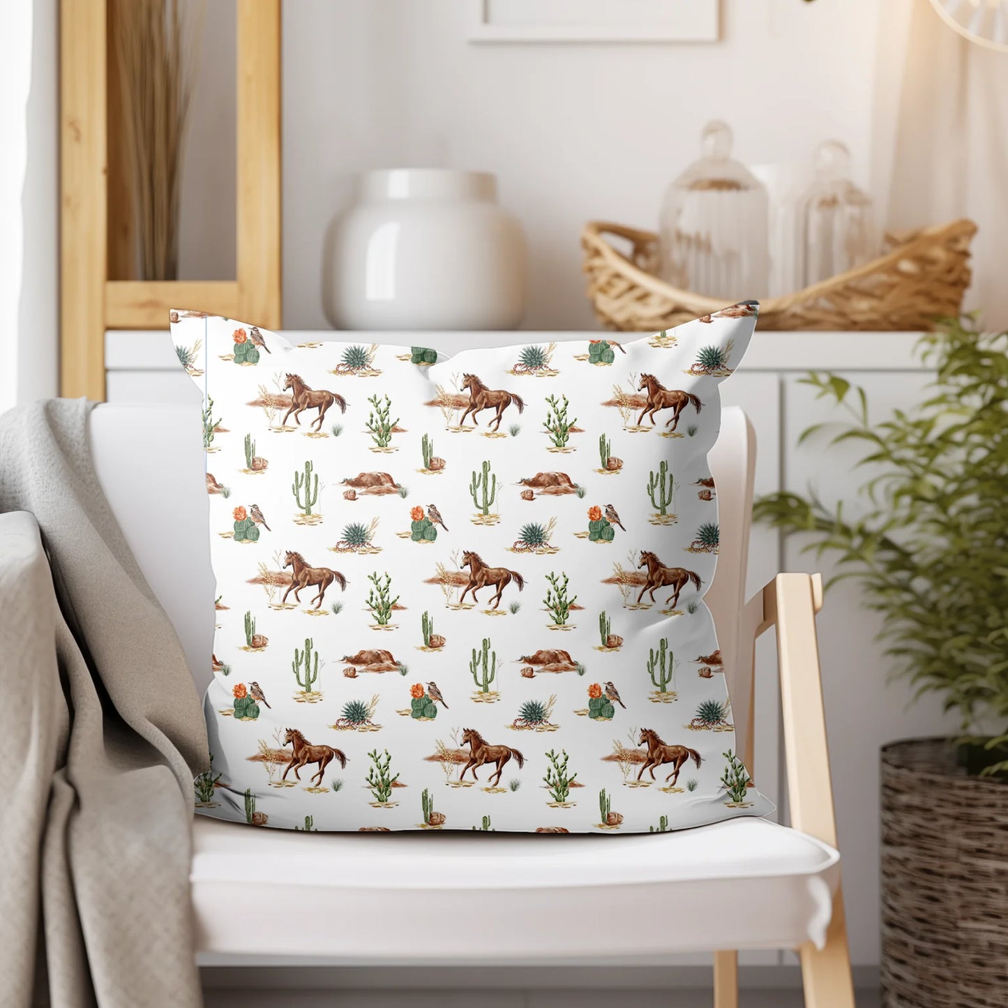 Tissu au mètre 217 chevaux equitation - Disponible en 9 matières - Vendu par multiple de 50 cm