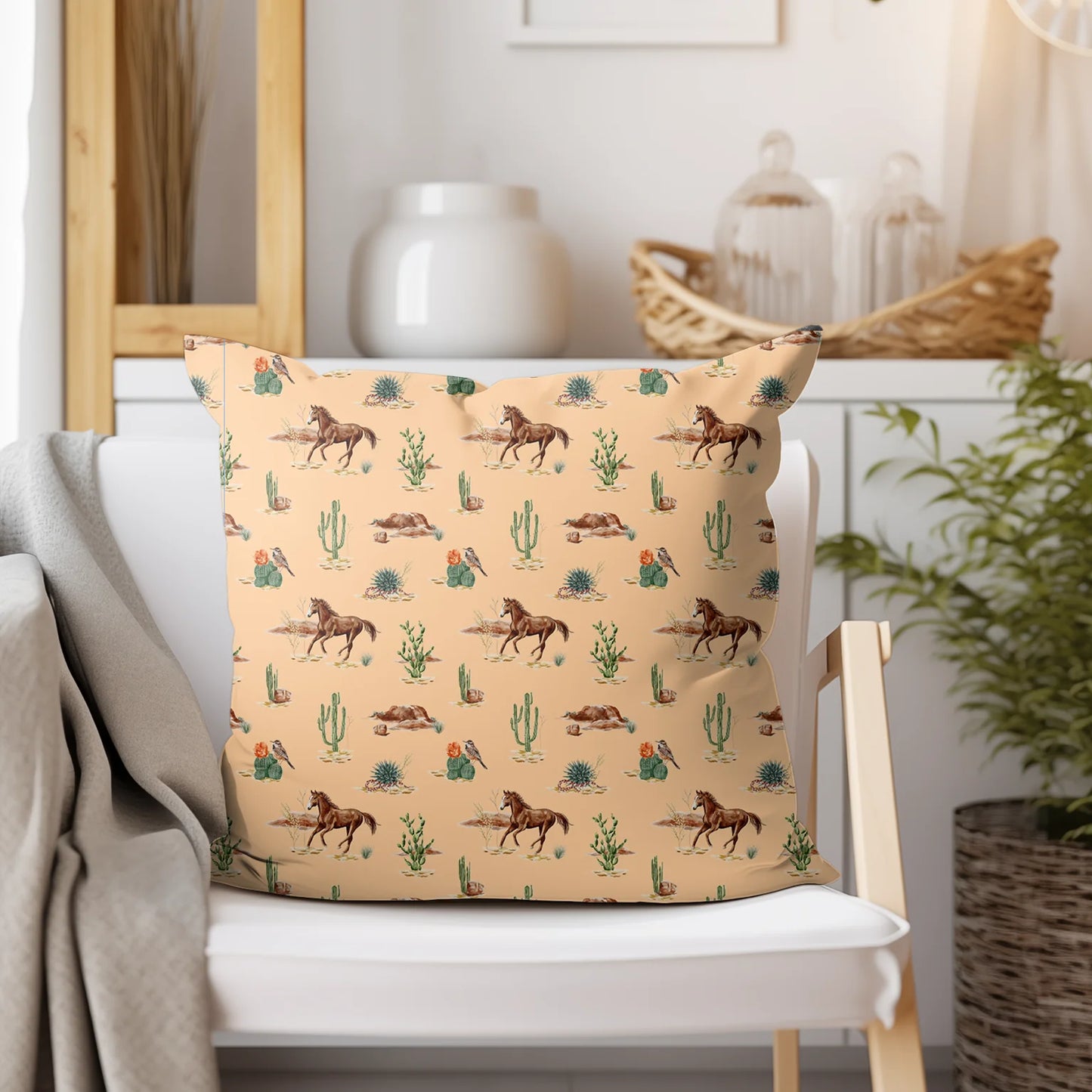 Tissu au mètre 220 chevaux equitation - Disponible en 9 matières - Vendu par multiple de 50 cm