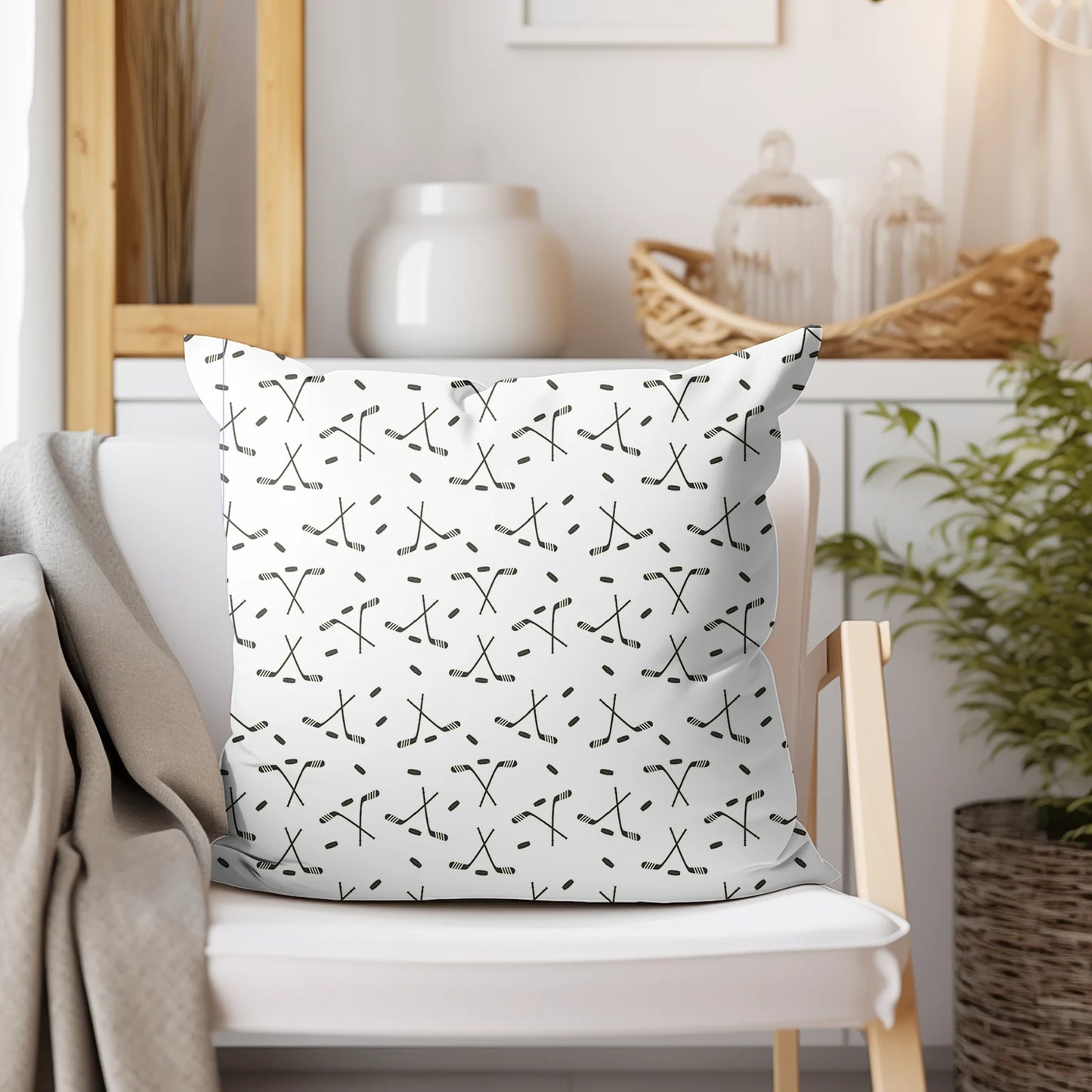Tissu au mètre 234 sport hockey - Disponible en 9 matières - Vendu par multiple de 50 cm