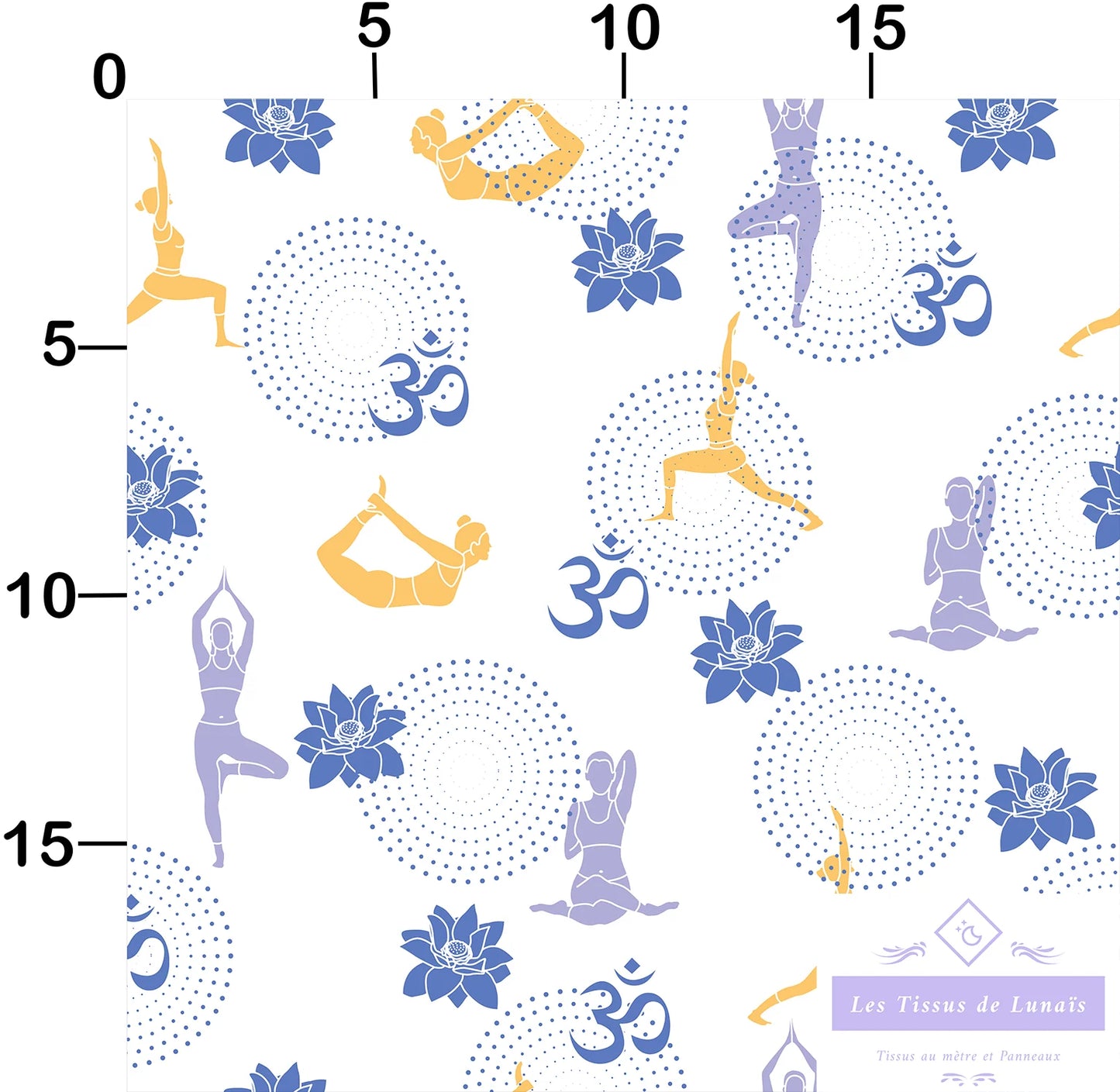 Tissu au mètre 241 sport yoga - Disponible en 9 matières - Vendu par multiple de 50 cm
