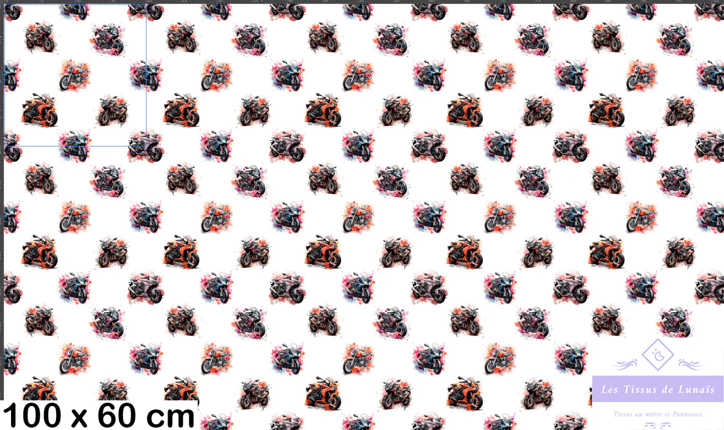 Tissu au mètre 255 véhicule transport - Disponible en 9 matières - Vendu par multiple de 50 cm