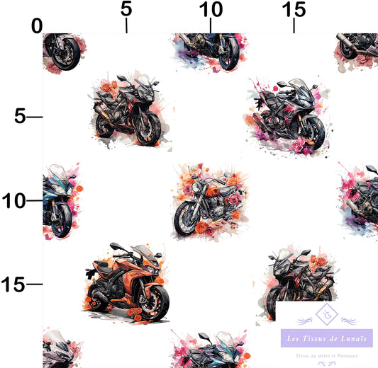 Tissu au mètre 255 véhicule transport - Disponible en 9 matières - Vendu par multiple de 50 cm