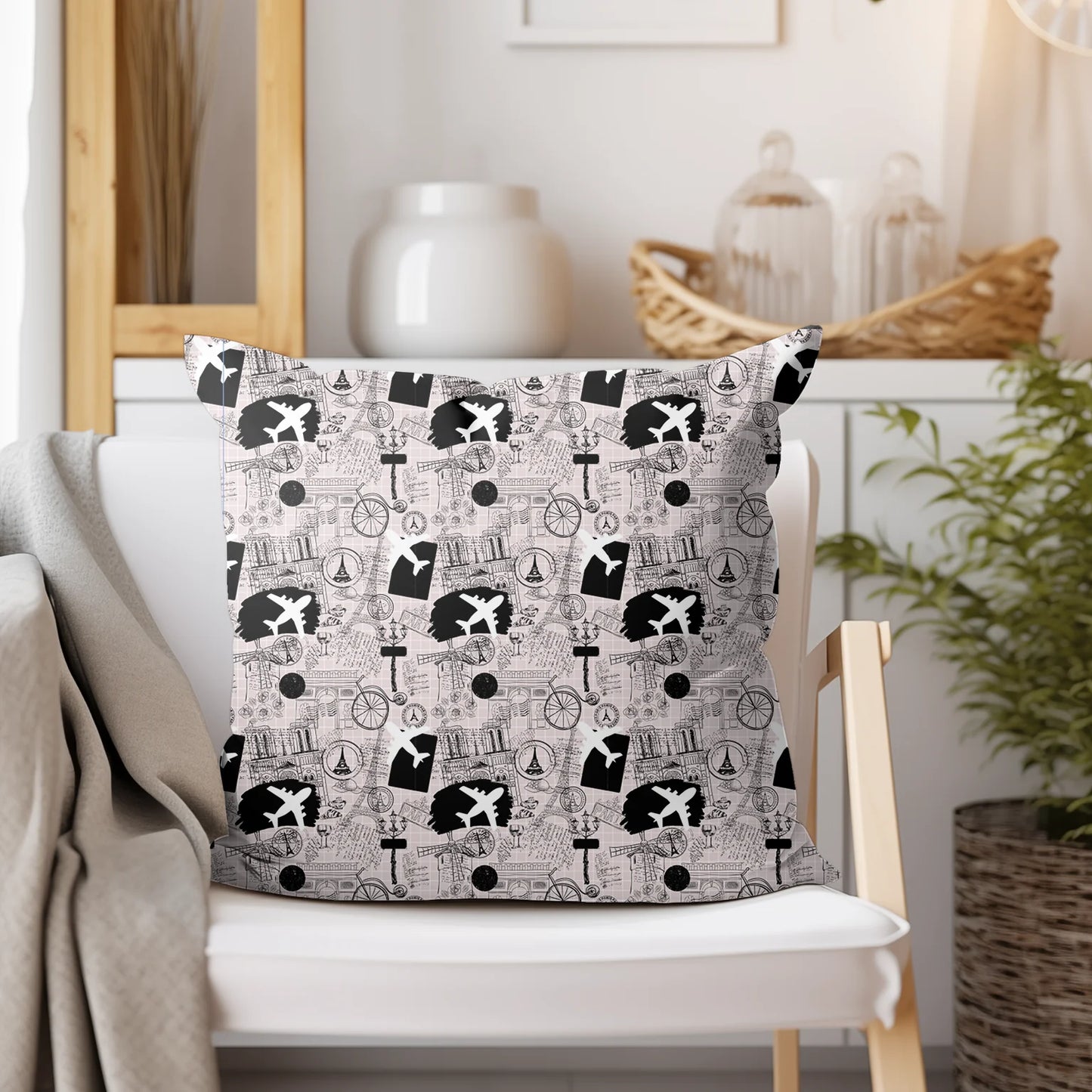 Tissu au mètre 259 voyage - Disponible en 9 matières - Vendu par multiple de 50 cm