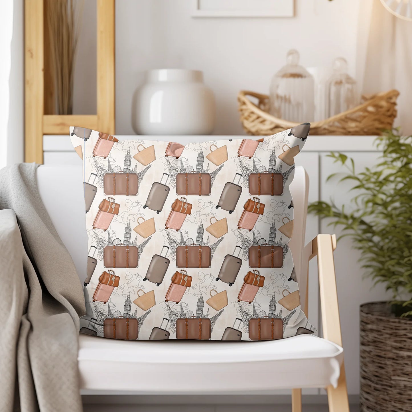 Tissu au mètre 261 voyage - Disponible en 9 matières - Vendu par multiple de 50 cm