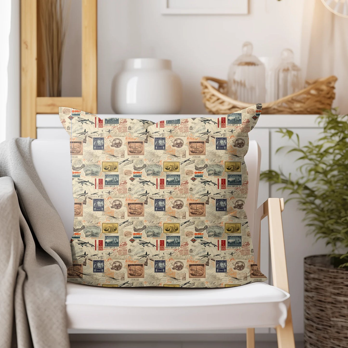 Tissu au mètre 263 voyage - Disponible en 9 matières - Vendu par multiple de 50 cm