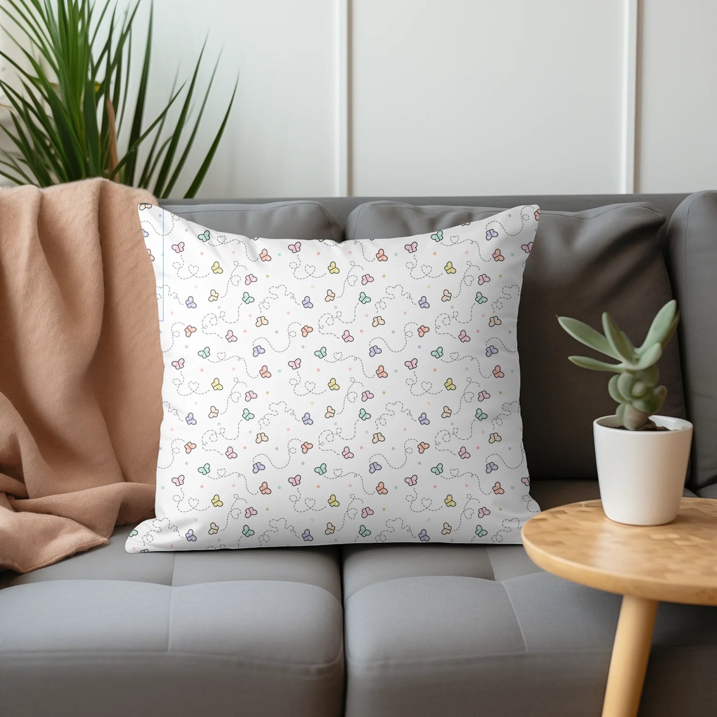 Tissu au mètre 265 papillons - Disponible en 9 matières - Vendu par multiple de 50 cm