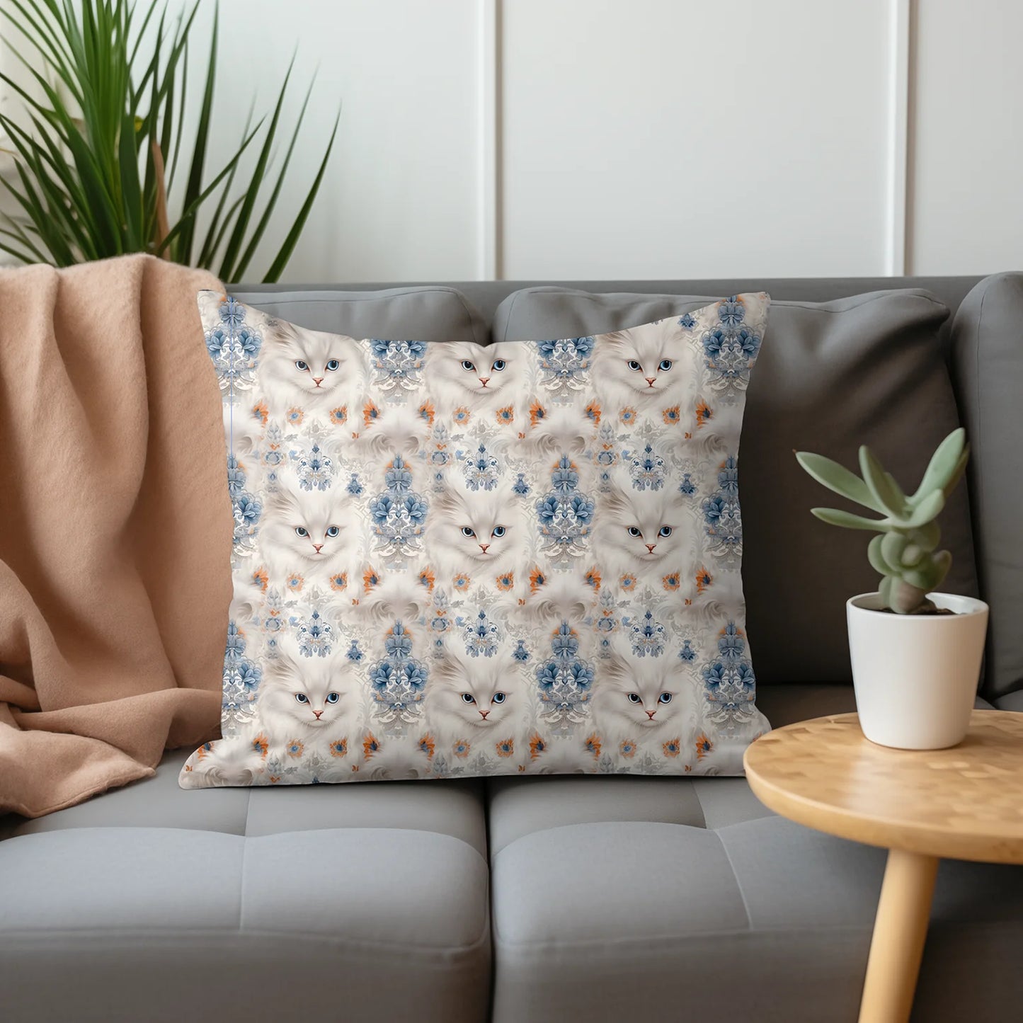 Tissu au mètre 302 chat- Disponible en 9 matières - Vendu par multiple de 50 cm