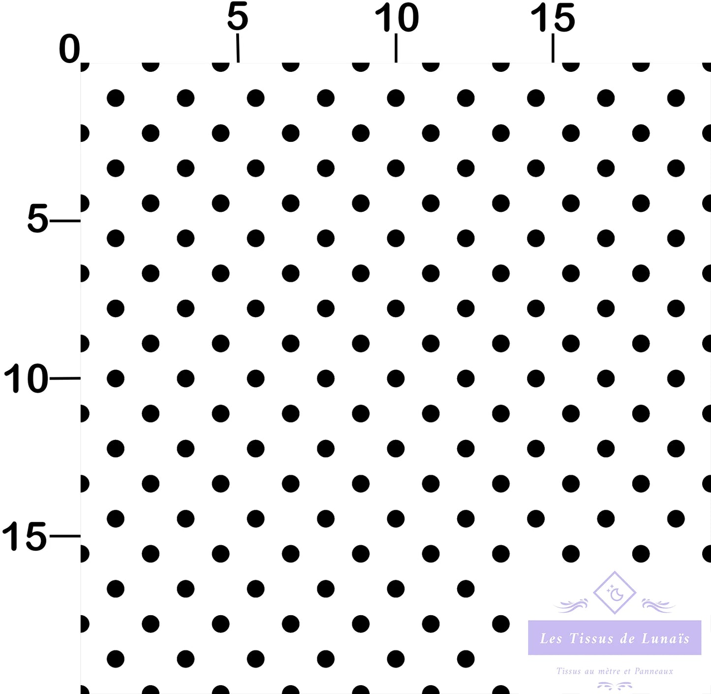 Tissu au mètre 307 forme geométrique - Disponible en 9 matières - Vendu par multiple de 50 cm