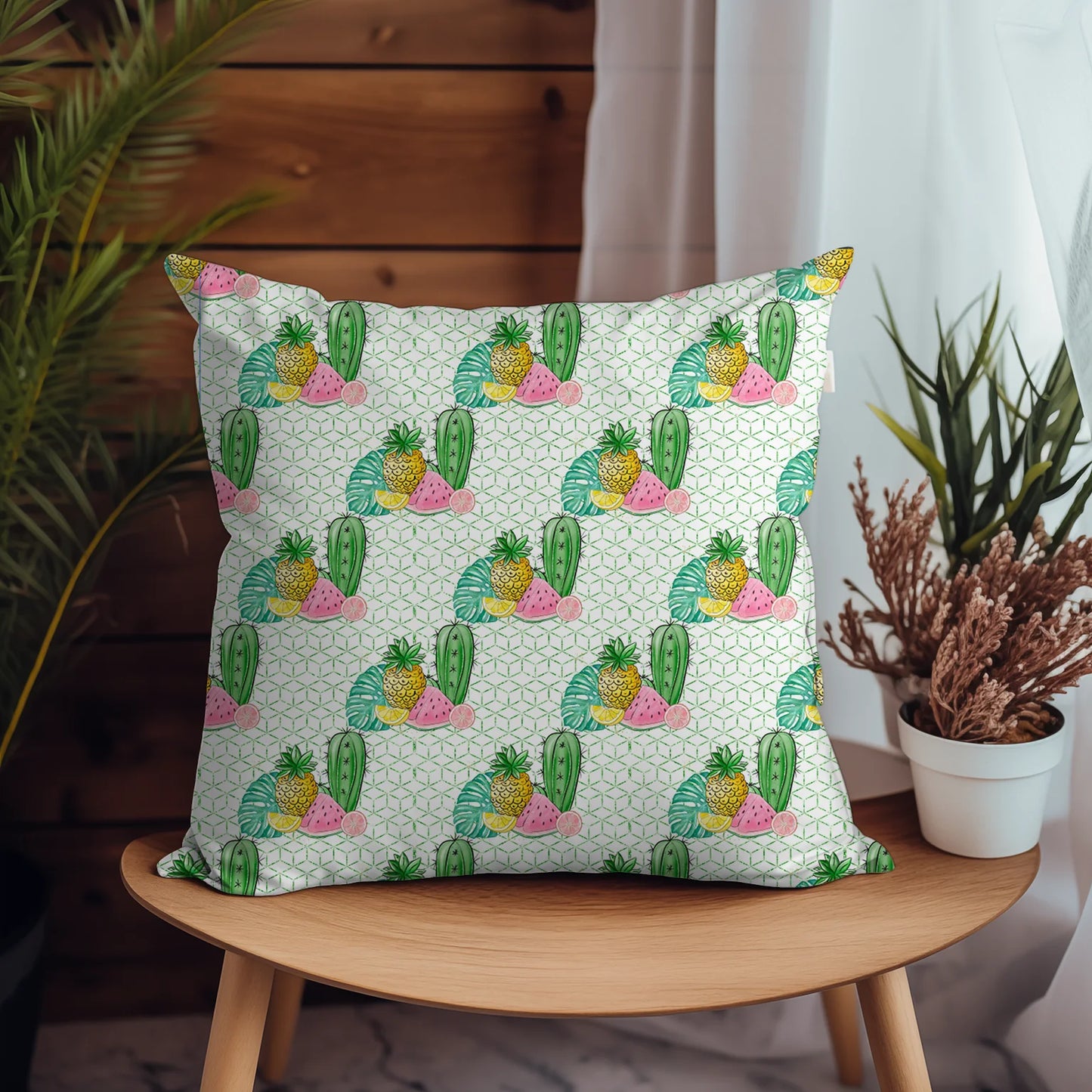 Tissu au mètre 319 fleur tropicale - Disponible en 9 matières - Vendu par multiple de 50 cm