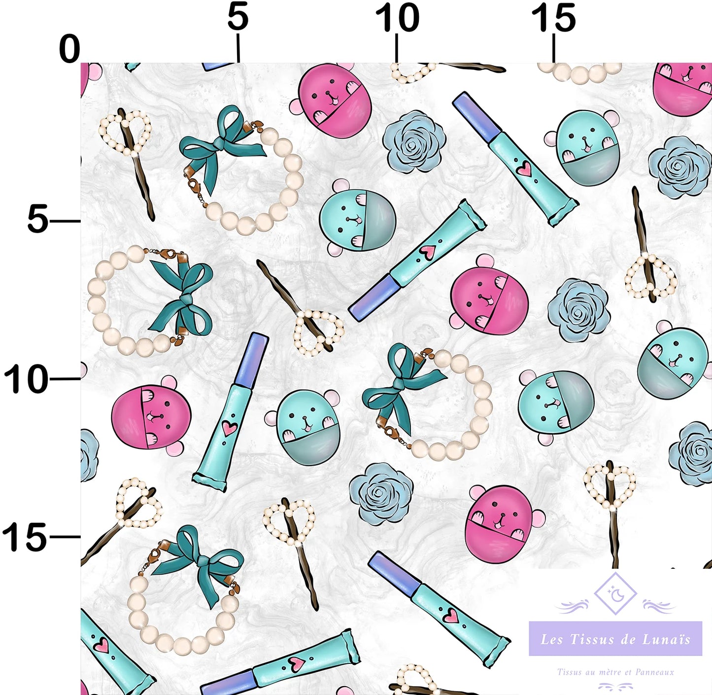 Tissu au mètre 327 femme mode fashion girly beauté - Disponible en 9 matières - Vendu par multiple de 50 cm