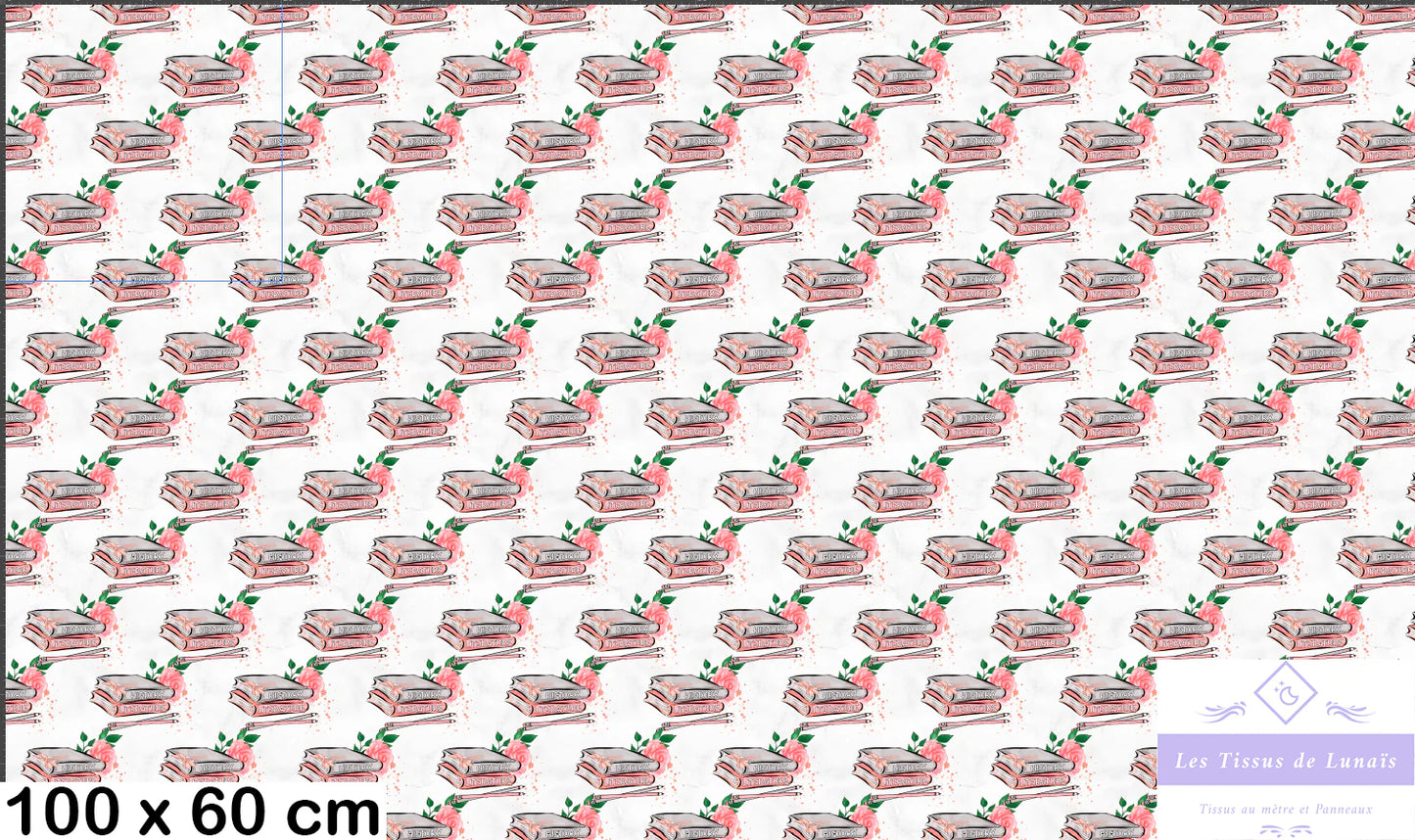 Tissu au mètre 340 école scolaire - Disponible en 9 matières - Vendu par multiple de 50 cm