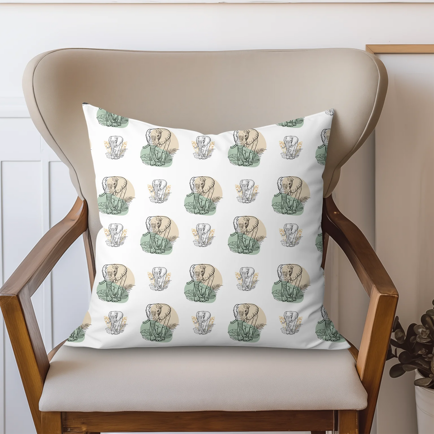 Tissu au mètre 35 éléphant - Disponible en 9 matières - Vendu par multiple de 50 cm