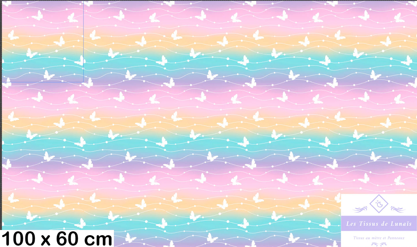 Tissu au mètre 350 enfant fille - Disponible en 9 matières - Vendu par multiple de 50 cm