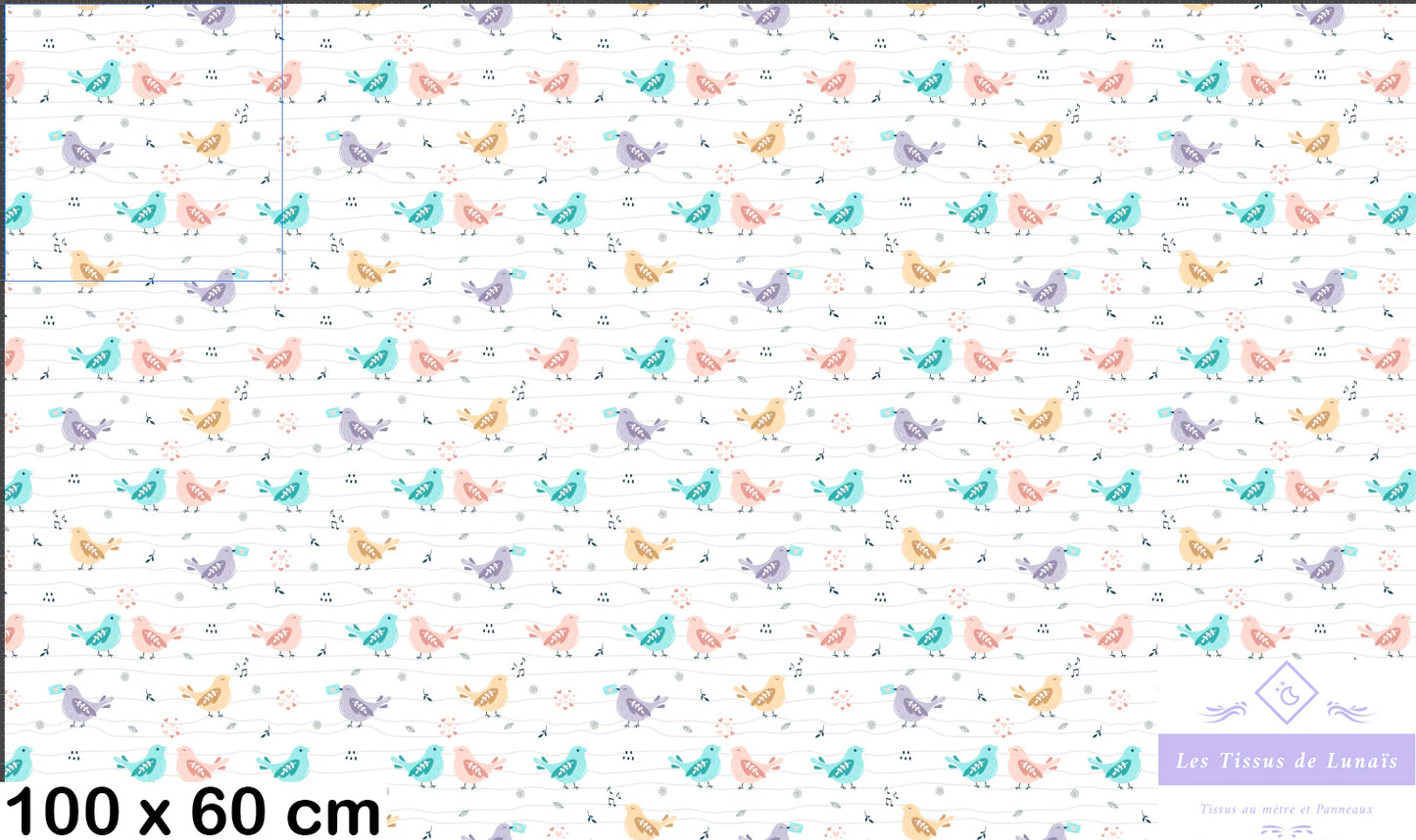 Tissu au mètre 355 enfant fille - Disponible en 9 matières - Vendu par multiple de 50 cm