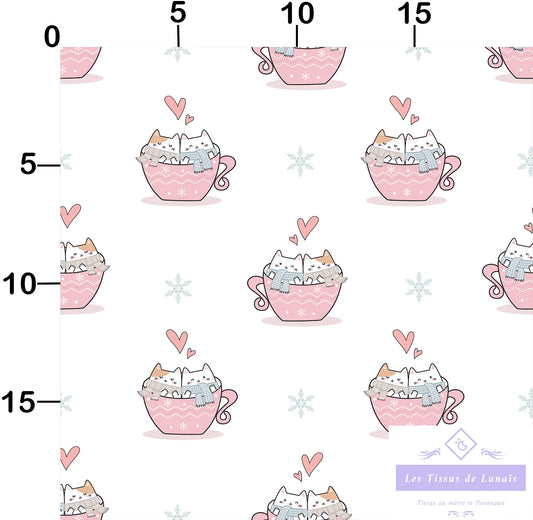 Tissu au mètre 356 enfant fille - Disponible en 9 matières - Vendu par multiple de 50 cm