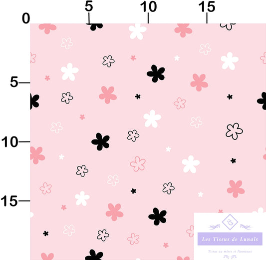 Tissu au mètre 365 enfant fille - Disponible en 9 matières - Vendu par multiple de 50 cm